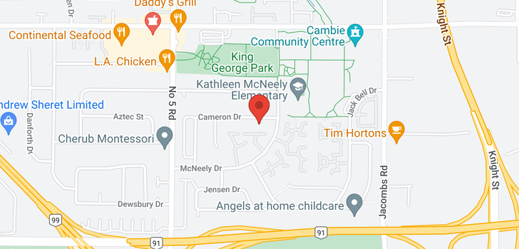 map of 12640 CAMERON DRIVE